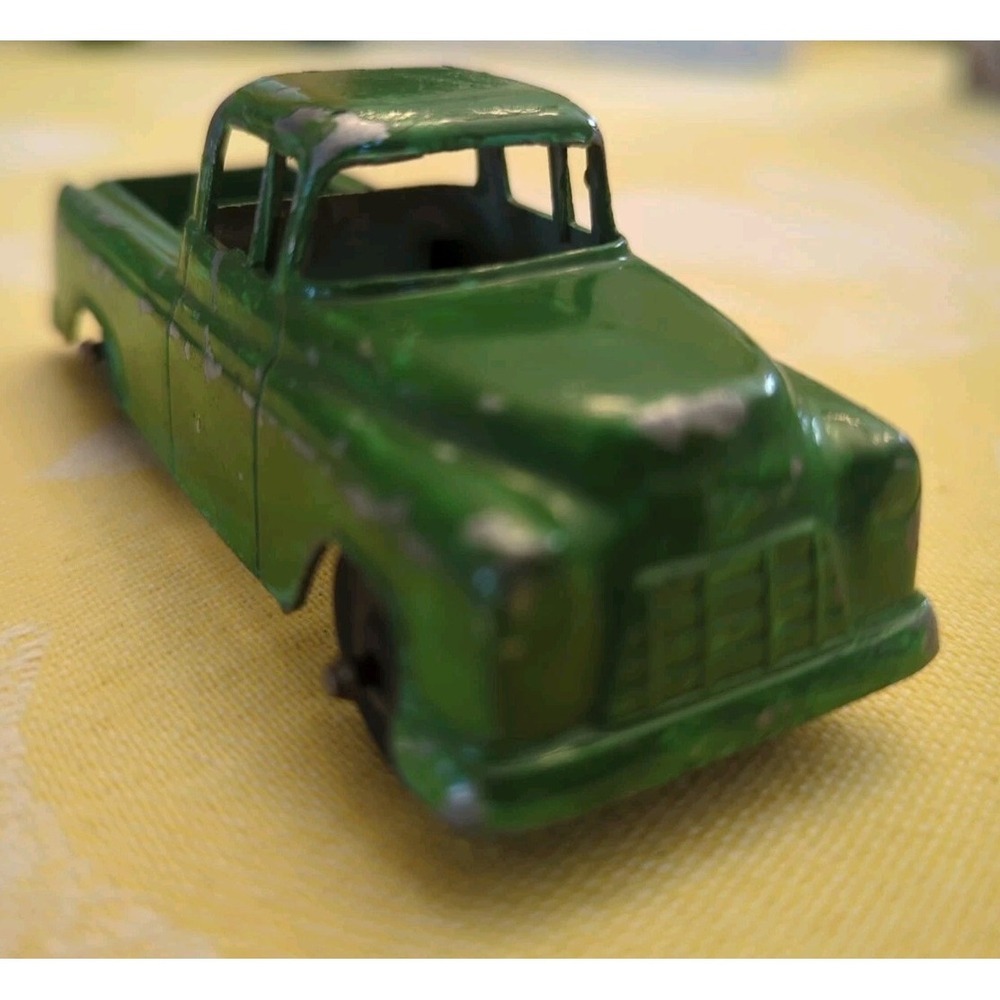 Tootsietoy 1956 CHEVROLET CAMEO CARRIER PICKUP Green 4"  USA